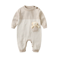 Load image into Gallery viewer, Baby Boys Striped Cartoon Jumpsuits Wholesale 230213149
