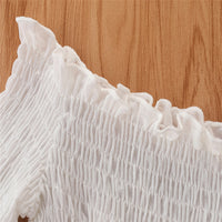 Load image into Gallery viewer, 2 Pieces Set Baby Kid Girls Solid Color Tops And Shorts Wholesale 23021321
