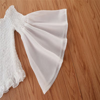 Load image into Gallery viewer, 2 Pieces Set Baby Kid Girls Solid Color Tops And Shorts Wholesale 23021321
