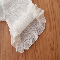 Load image into Gallery viewer, 2 Pieces Set Baby Kid Girls Solid Color Tops And Shorts Wholesale 23021321
