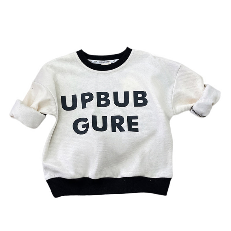 Baby Kid Boys Letters Color-blocking Tops Wholesale 230213274