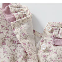Load image into Gallery viewer, Baby Girls Flower Print Rompers Wholesale 23021330
