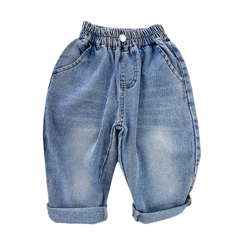 Baby Kid Boys Solid Color Pants Jeans Wholesale 230213319