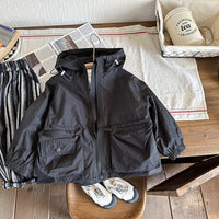 Load image into Gallery viewer, Baby Kid Boys Solid Color Jackets Outwears Wholesale 230213337
