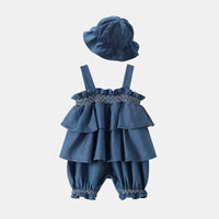 Load image into Gallery viewer, Baby Girls Solid Color Jumpsuits Wholesale 230213339
