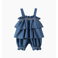 Load image into Gallery viewer, Baby Girls Solid Color Jumpsuits Wholesale 230213339
