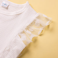 Load image into Gallery viewer, 2 Pieces Set Baby Kid Girls Solid Color Polka dots Tank Tops And Flower Print Shorts Wholesale 230213346
