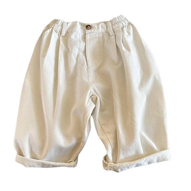 Baby Kid Unisex Solid Color Pants Wholesale 230213352