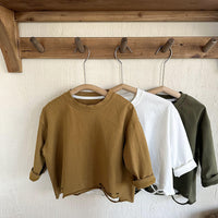 Load image into Gallery viewer, Baby Kid Boys Solid Color Tops Wholesale 230213353
