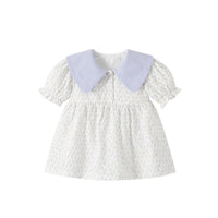 Load image into Gallery viewer, 2 Pieces Set Baby Kid Unisex Flower Print Tops And Solid Color Pants Wholesale 230213393
