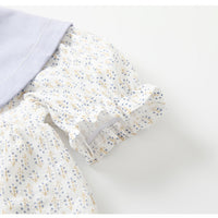 Load image into Gallery viewer, 2 Pieces Set Baby Kid Unisex Flower Print Tops And Solid Color Pants Wholesale 230213393
