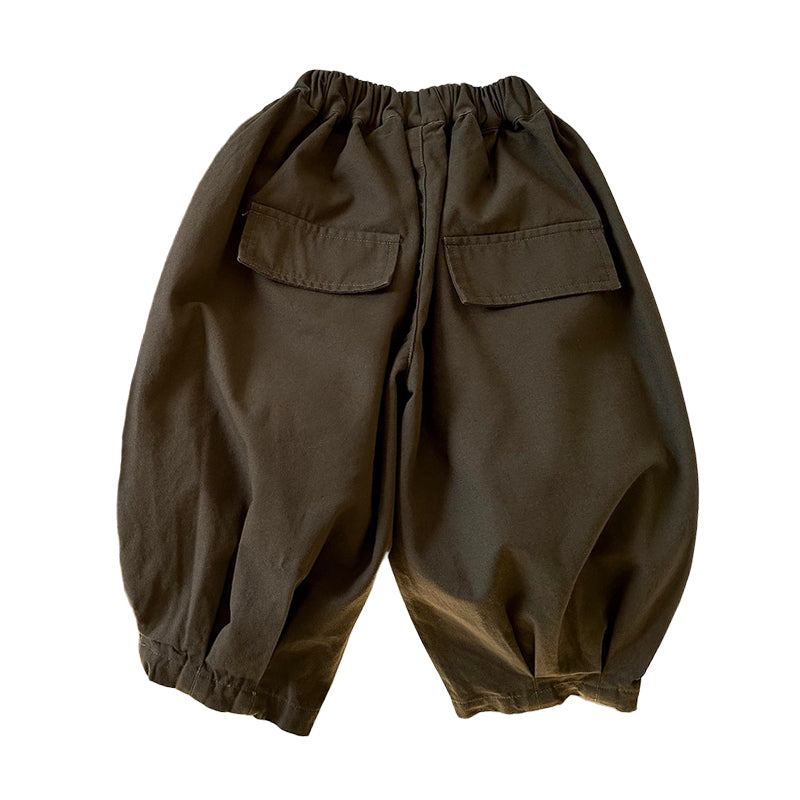 Baby Kid Unisex Solid Color Pants Wholesale 230213399