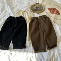 Load image into Gallery viewer, Baby Kid Unisex Solid Color Pants Wholesale 230213400
