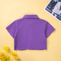 Load image into Gallery viewer, 2 Pieces Set Baby Kid Girls Solid Color Tops And Shorts Wholesale 230213423
