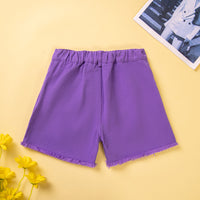 Load image into Gallery viewer, 2 Pieces Set Baby Kid Girls Solid Color Tops And Shorts Wholesale 230213423
