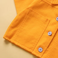 Load image into Gallery viewer, 2 Pieces Set Baby Kid Girls Solid Color Tops And Shorts Wholesale 230213423
