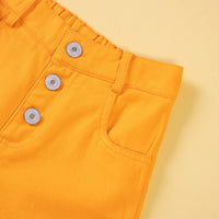 Load image into Gallery viewer, 2 Pieces Set Baby Kid Girls Solid Color Tops And Shorts Wholesale 230213423
