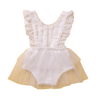 Load image into Gallery viewer, Baby Girls Solid Color Rompers Wholesale 230213428
