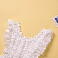 Load image into Gallery viewer, Baby Girls Solid Color Rompers Wholesale 230213428
