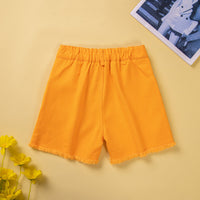 Load image into Gallery viewer, 2 Pieces Set Baby Kid Girls Solid Color Tops And Shorts Wholesale 230213435
