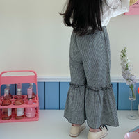 Load image into Gallery viewer, Baby Kid Girls Checked Pants Wholesale 230213443
