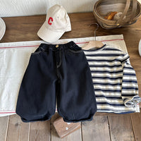 Load image into Gallery viewer, Baby Kid Unisex Solid Color Pants Wholesale 230213532
