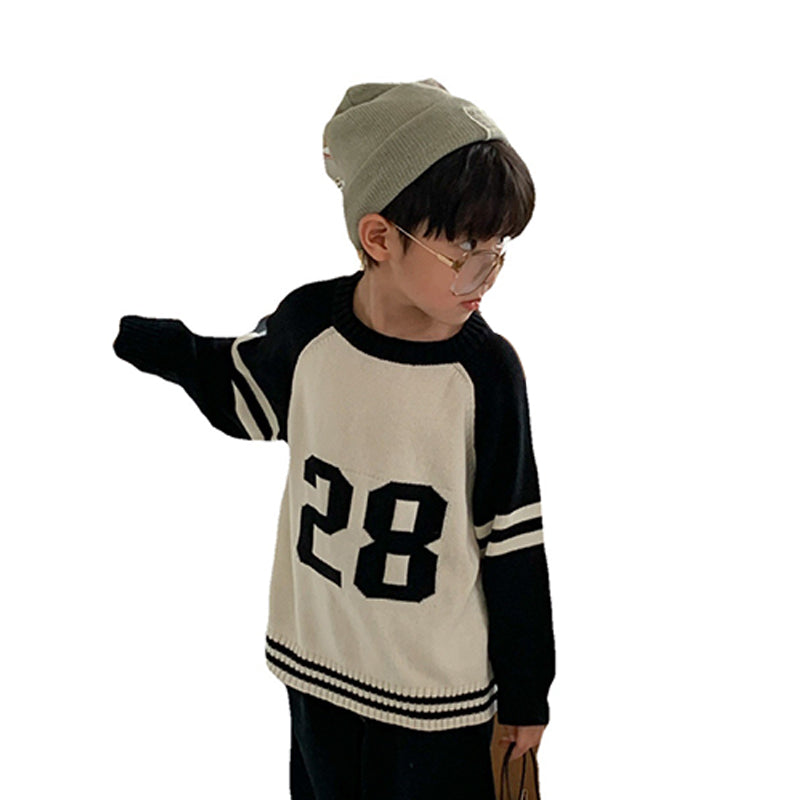 Baby Kid Unisex Alphabet Sweaters Knitwear Wholesale 23021365