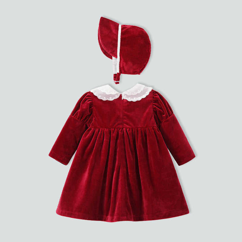 Baby Kid Girls Solid Color Birthday Dresses Wholesale 23021395