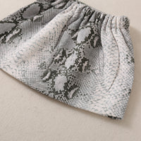 Load image into Gallery viewer, 2 Pieces Set Baby Kid Boys Solid Color Tops And Snakeskin Skirts Wholesale 23021609
