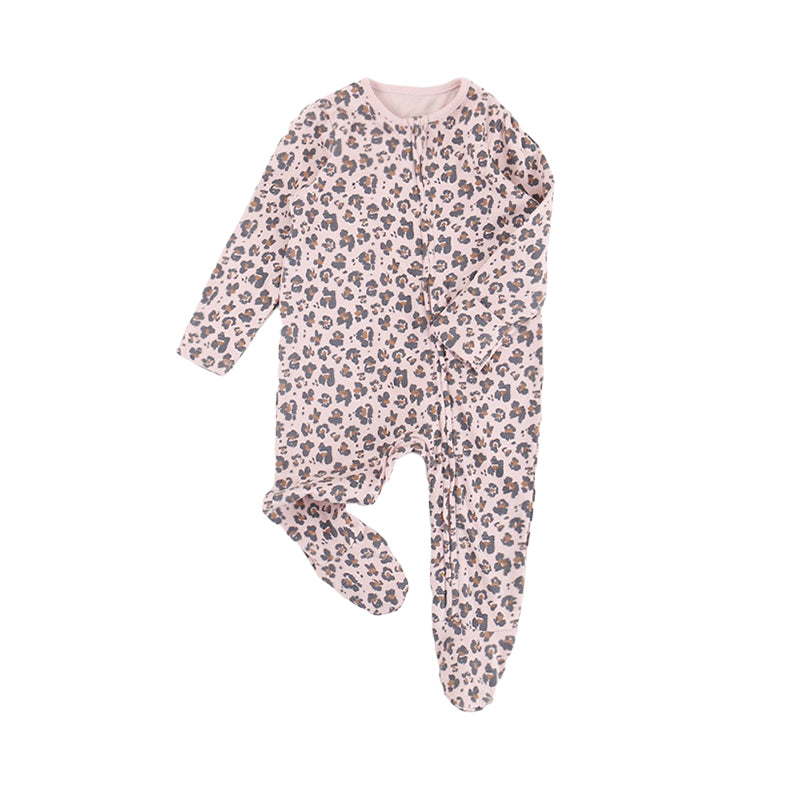 Baby Unisex Leopard print Jumpsuits Wholesale 23021610