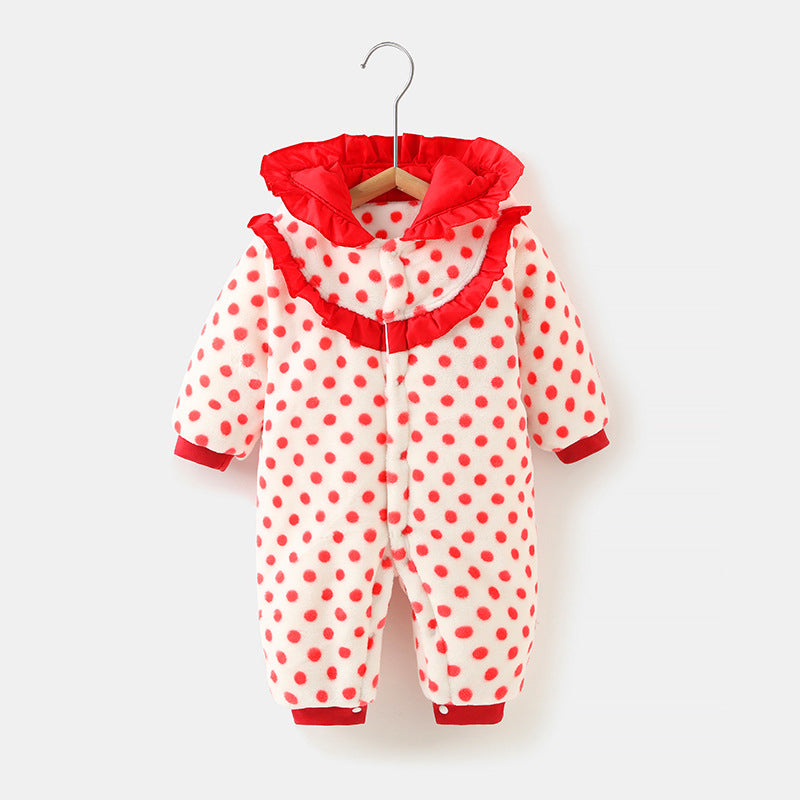 Baby Unisex Polka dots Jumpsuits Wholesale 230216124