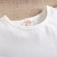 Load image into Gallery viewer, 2 Pieces Set Baby Kid Girls Solid Color Tops And Rompers Wholesale 23021613
