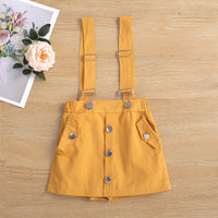 Load image into Gallery viewer, 2 Pieces Set Baby Kid Girls Solid Color Tops And Rompers Wholesale 23021613
