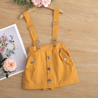 Load image into Gallery viewer, 2 Pieces Set Baby Kid Girls Solid Color Tops And Rompers Wholesale 23021613
