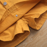 Load image into Gallery viewer, 2 Pieces Set Baby Kid Girls Solid Color Tops And Rompers Wholesale 23021613
