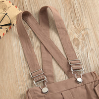 Load image into Gallery viewer, 2 Pieces Set Baby Kid Girls Solid Color Tops And Rompers Wholesale 23021613
