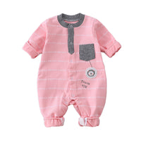 Load image into Gallery viewer, Baby Unisex Striped Letters Jumpsuits Wholesale 23021614
