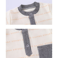 Load image into Gallery viewer, Baby Unisex Striped Letters Jumpsuits Wholesale 23021614
