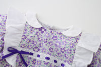 Load image into Gallery viewer, Baby Girls Flower Bow Print Rompers Wholesale 230216147
