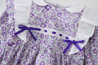 Load image into Gallery viewer, Baby Girls Flower Bow Print Rompers Wholesale 230216147
