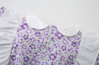 Load image into Gallery viewer, Baby Girls Flower Bow Print Rompers Wholesale 230216147
