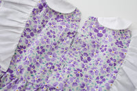 Load image into Gallery viewer, Baby Girls Flower Bow Print Rompers Wholesale 230216147
