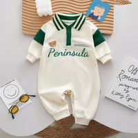 Load image into Gallery viewer, Baby Unisex Striped Letters Animals Jumpsuits Wholesale 230216149
