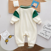 Load image into Gallery viewer, Baby Unisex Striped Letters Animals Jumpsuits Wholesale 230216149
