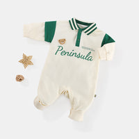 Load image into Gallery viewer, Baby Unisex Striped Letters Animals Jumpsuits Wholesale 230216149
