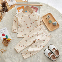 Load image into Gallery viewer, 2 Pieces Set Baby Kid Unisex Polka dots Print Tops And Pants Wholesale 230216153
