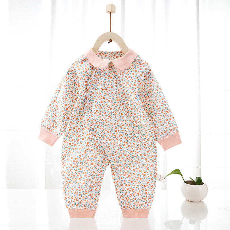 Baby Unisex Flower Fruit Print Jumpsuits Wholesale 23021616