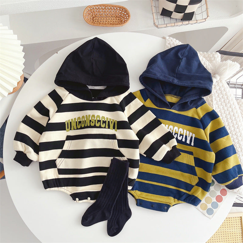 Baby Boys Striped Rompers Wholesale 230216162