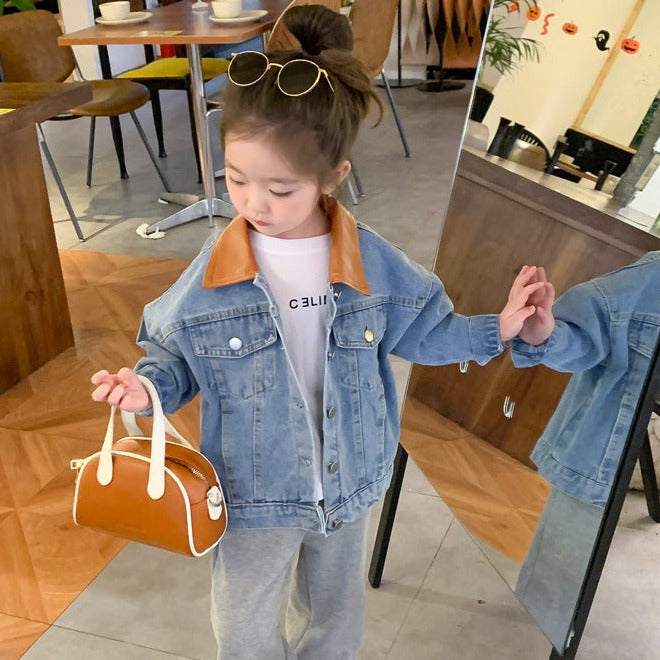 Baby Kid Girls Color-blocking Jackets Outwears Wholesale 230216173