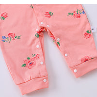 Load image into Gallery viewer, Baby Girls Print Jumpsuits Wholesale 23021618

